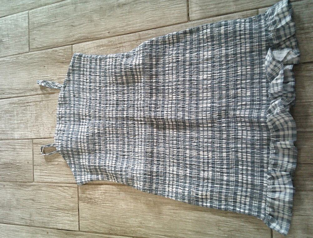 Wild Fable NWOT XXL Blue/white gingham dress